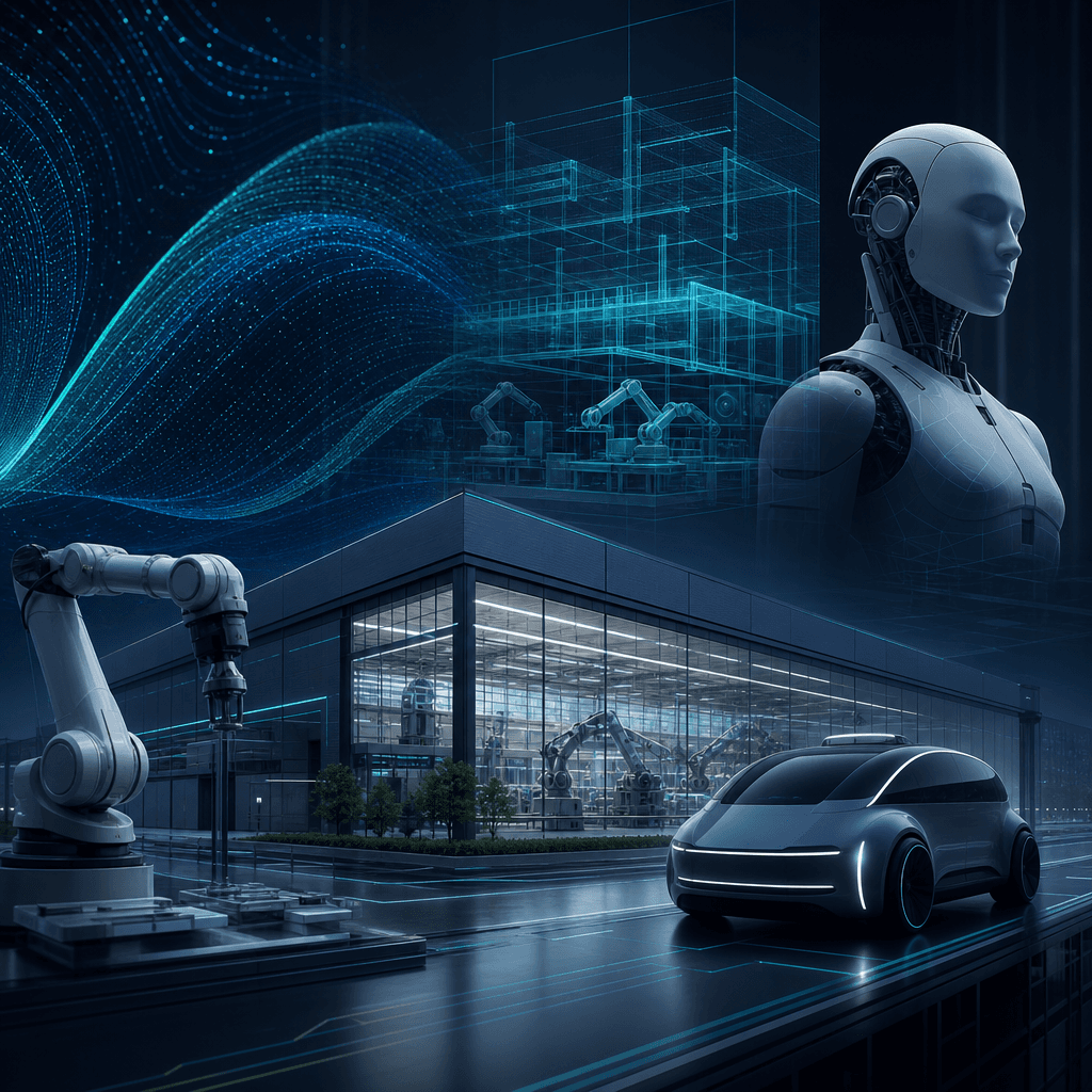 NVIDIA e LG desenham a fábrica de IA como motor para robôs, mobilidade e gêmeos digitais